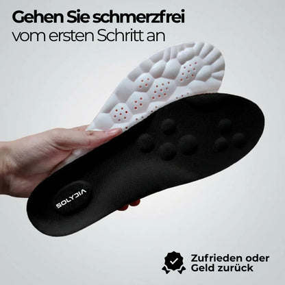 SOLYDIA™ Massage-Einlegesohlen – 12 Stunden non-stop Komfort & Linderung