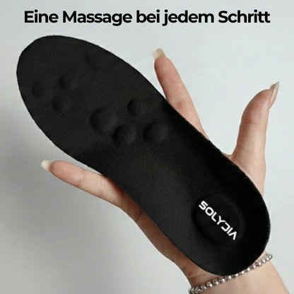 SOLYDIA™ Massage-Einlegesohlen – 12 Stunden non-stop Komfort & Linderung