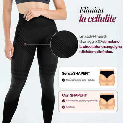 Leggings Compressivi 3D Anticellulite