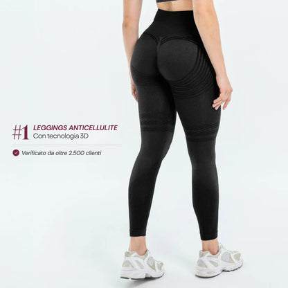 Leggings Compressivi 3D Anticellulite